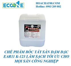 CHẾ PHẨM BÓC TẨY SÀN ĐẬM ĐẶC EAR11 K-123 LÀM SẠCH TỐI ƯU CHO MỌI SÀN CÔNG NGHIỆP